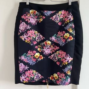 Ted Baker floral pencil skirt